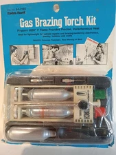 Vintage Radio Shack Gas Brazing Torch Kit New But Taped (E)