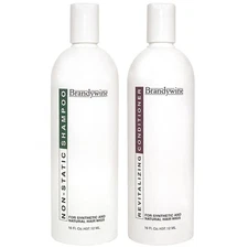 Non Static Shampoo & Conditioner For Synthetic & Natural Hair Wigs, 16 Oz