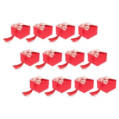 12 Pcs Goodies Boxen Chinesische Hochzeits-Süßigkeitenschachteln