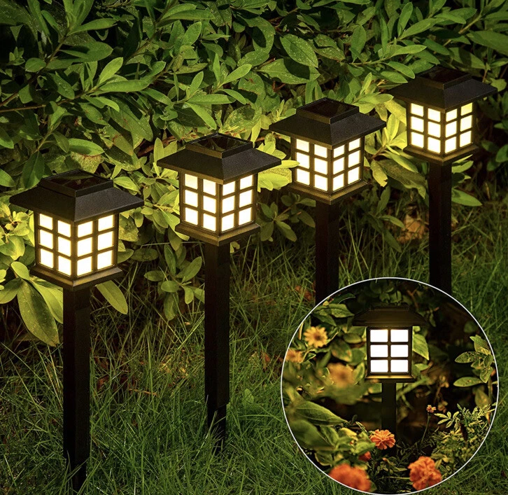 GIGALUMI Solar Pathway Lights Outdoor 12 Pack Solar Lights Outdoor