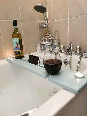 Wooden Bath Board Bath Caddy Shelf Board Tablet//Phone,Wine Glass//Can//Cup Holders