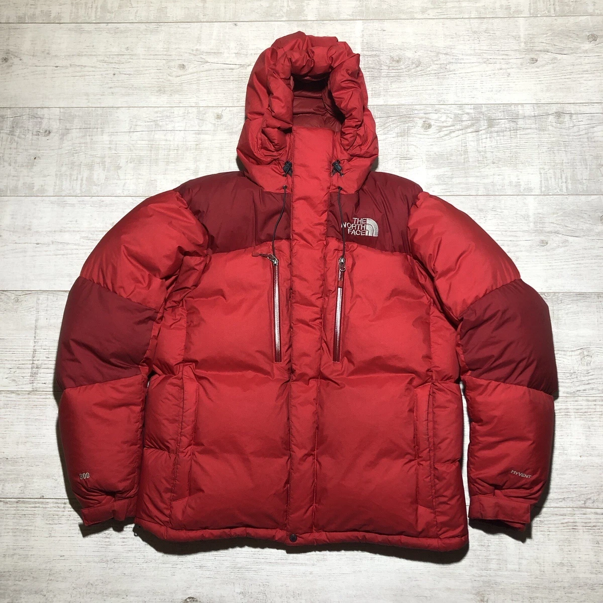 Vintage The North Face HyVent Mens HIMALAYAN PARKA Jacket Red XL 800 Down