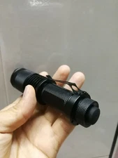 Bright LED Single Emitter Flashlight Torch Lamp Durable Aluminum Alloy