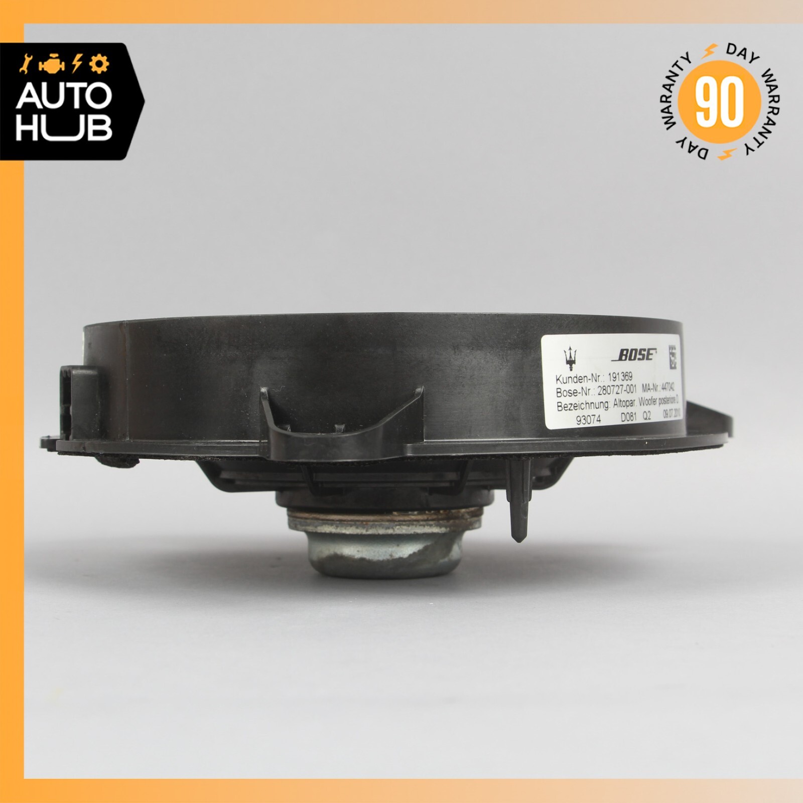 03-13 Maserati Quattroporte M139 Audio Sound Speaker Rear Right or Left Side OEM