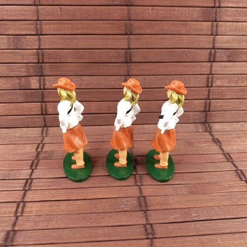 Set 7 Vintage C-P Inc Western Actionfigur Spielzeug Cowboy Cowgirl Indianer - Bild 4 von 13