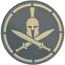 MSM SPARTAN HELMET MILSPEC MONKEY 3D ACU LIGHT PVC RUBBER TACTICAL HOOK PATCH