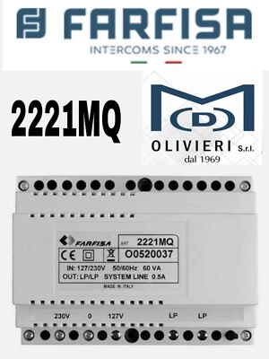 2221MQ Aci Farfisa – Alimentatore di linea per Duo System
