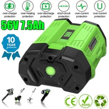 NEW 7.5Ah Lithium-ion Battery For EGO 56V 7.5Ah BA1400T BA2800 BA4200T BA5600T