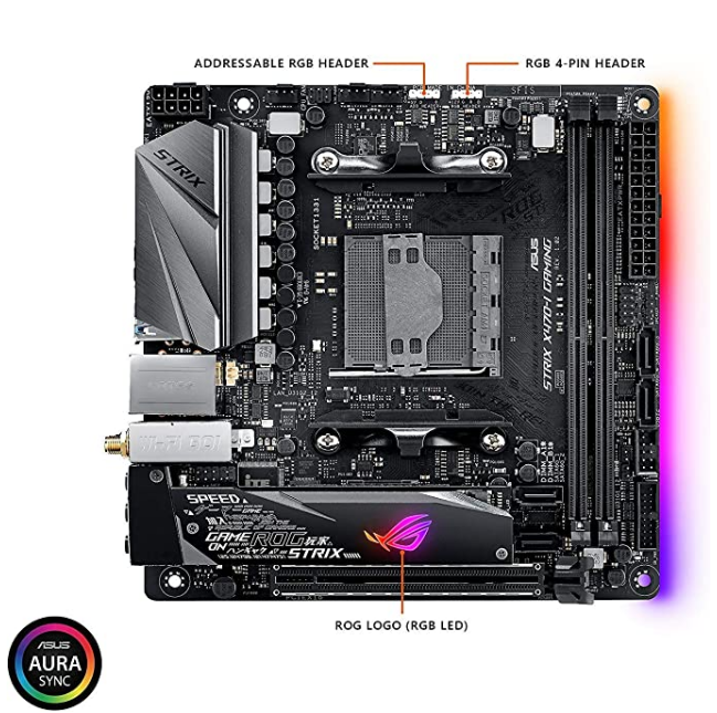ASUS - ROG STRIX X470-I GAMING マザーボード For ASUS ROG STRIX X470-I GAMING motherboard AM4 DDR4 32G HDMI