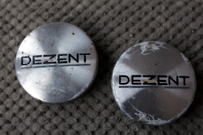 Original DEZENT 5378 Chrome Alloy Wheel Center Plastic Cap Cover Hub Set d=60mm