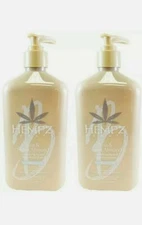 Lot of 2 Hempz Beauty KOA & SWEET ALMOND Lotion, 17 oz each. New.