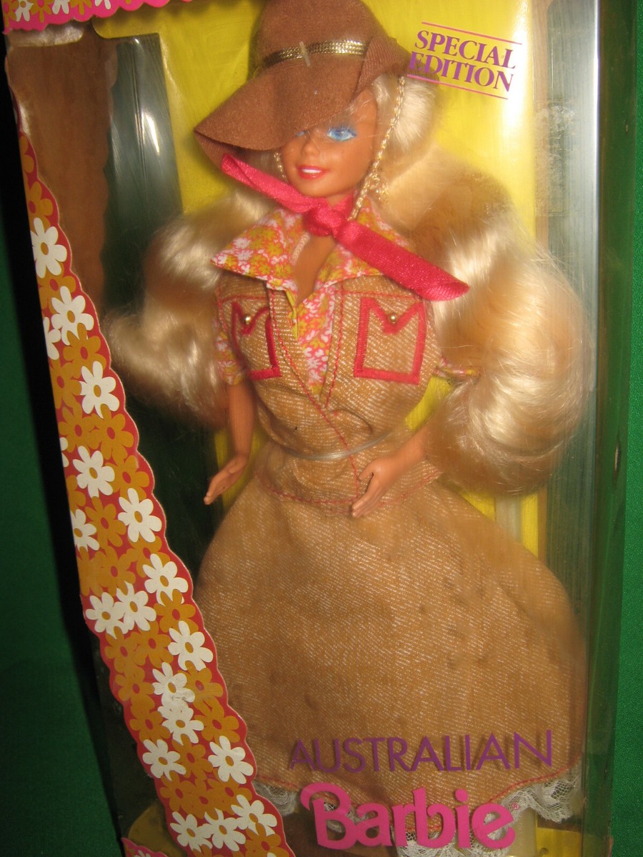 BARBIE DU MONDE COLLECTION AUSTRALIAN AUSTRALIE 1992 dolls of the world