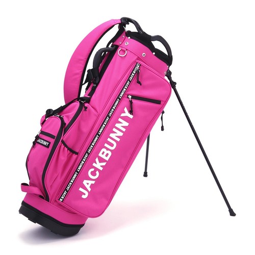 Jack Bunny Stand Type Caddy Bag 46inch Compatible Pink Unisex Golf Japan New - Picture 2 of 23