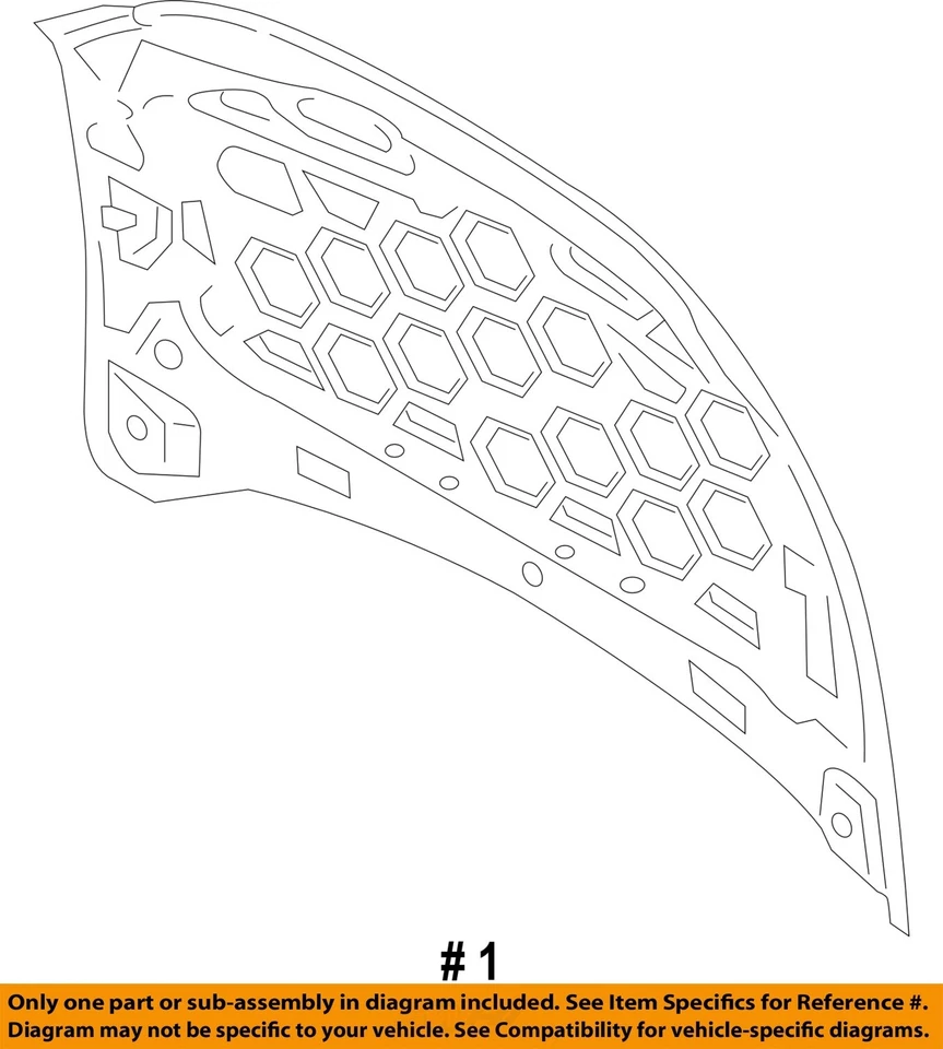 Used Hood fits: 2017 Lincoln CONTINENTAL Grade A Foto 4 de 4