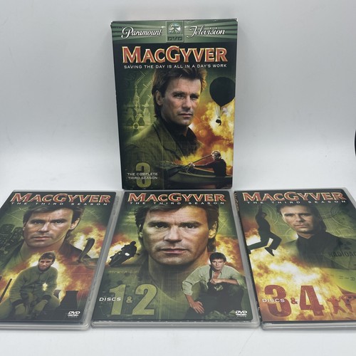 MACGYVER: COMPLETE THIRD SEASON, 5-DISC DVD SET, SEASON 3, TERI HATCHER, CLEAN - Picture 6 of 10
