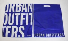 Urban Outfitters Reusable Grocery Shopping Tote Blue White Lot Of 2 14" x 18"