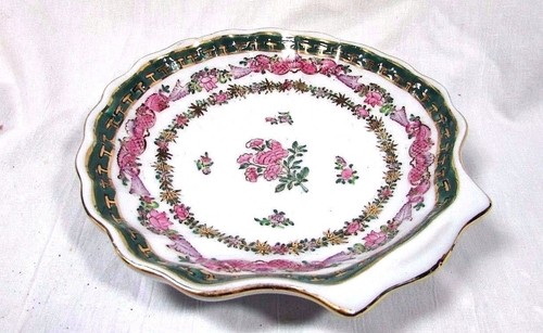 "Jabón de caramelo de porcelana plato pequeño tazón de almeja en forma de flor floral diseño 6" - Imagen 2 de 12