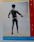  VINTAGE gay male PHYSIQUE BEEFCAKE photo (vb7) BRUCE of L.A. Behind 8x10 sword — photo 1