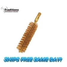 Traditions ONE Bronze Bristle Cleaning Brush .50/.54 Cal. # A1278 New!