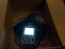 Used Tested Polycom CX3000 IP Conference Speaker Phone Skype Lync VOIP