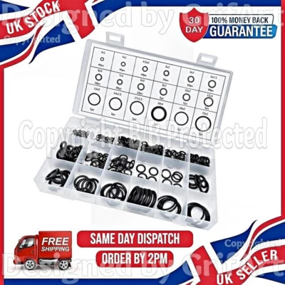 BB 225 STCK. VERSCHIEDENE O-RING SET SCHWARZ GUMMIDICHTUNGEN SPÜLBECKEN WASSERHAHN WASCHER SANITÄR LUFTGAS