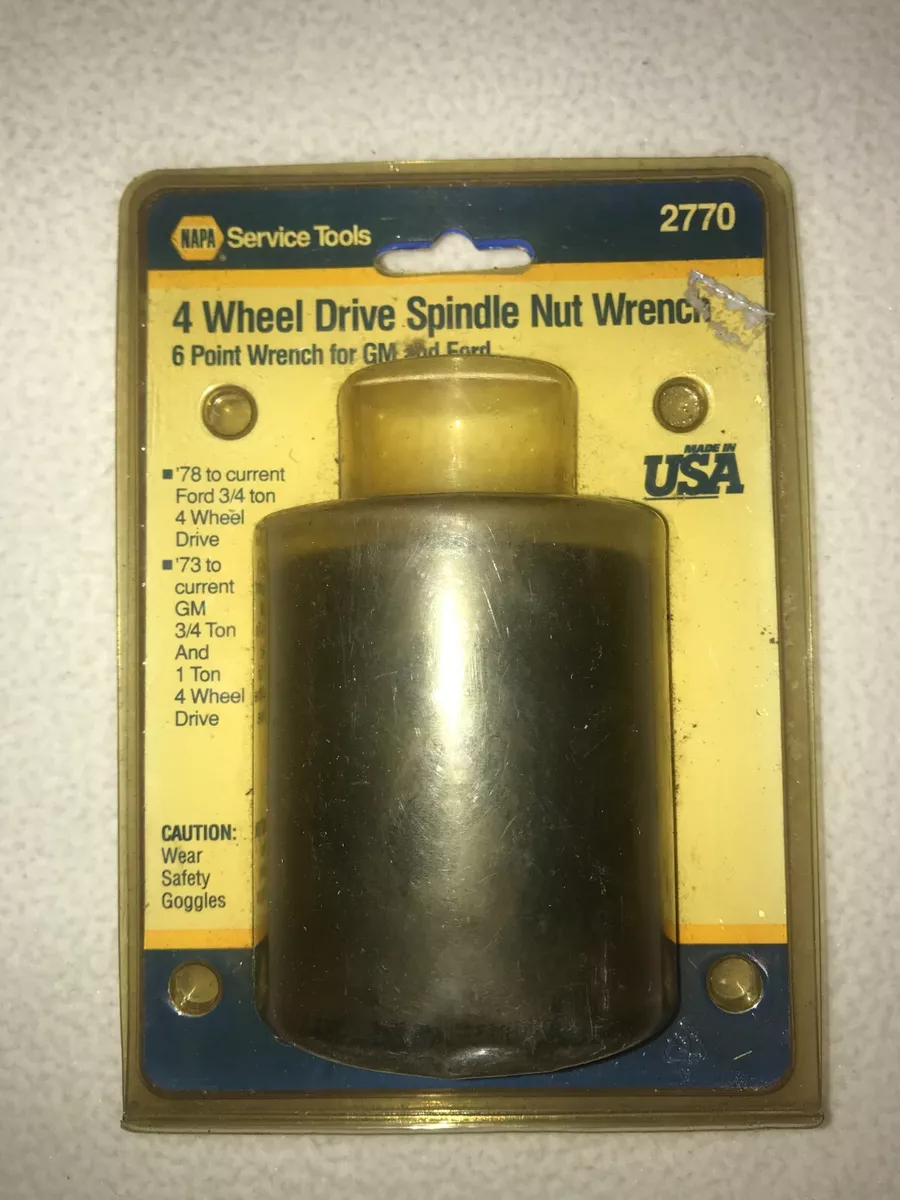 NAPA 2770 4 Wheel Drive Spindle Nut Wrench 6 Point GM Ford eBay