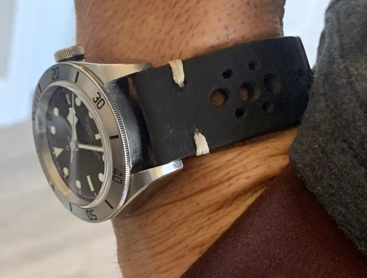 Vintage racing top watch strap
