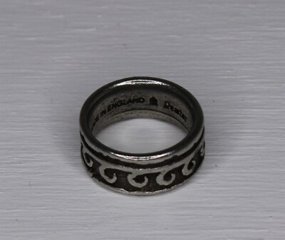 Water Ring Size 10 Vintage 1999 Alchemy Spirit English Pewter