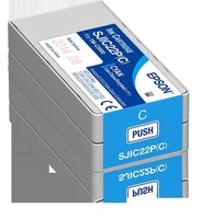 Epson C33S020602 Druckerpatrone Tinte Colorworks C3500 Cyan SJIC22P(C)