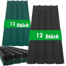 12 Stück Trapezblech Profilblech Dach Platten Bleche Fassadenblech Dachblech