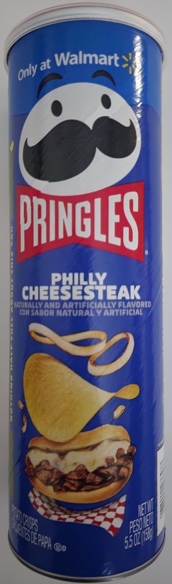 NEW PRINGLES PHILLY CHEESESTEAK FLAVOR POTATO CHIPS 5.5 OZ
