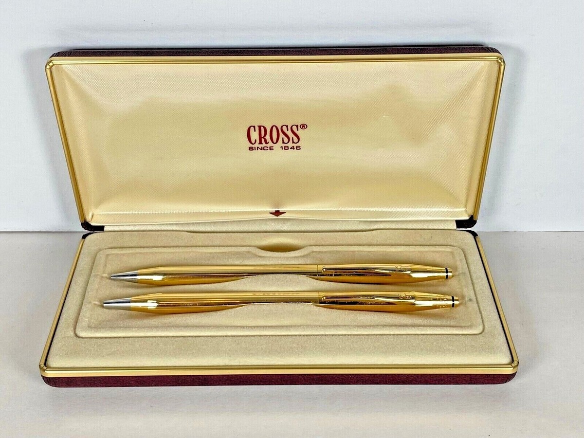CROSS ボールペン 18KT CROSS CLASSIC CENTURY 18K GOLD FILLED BALLPOINT PEN & 0.5mm