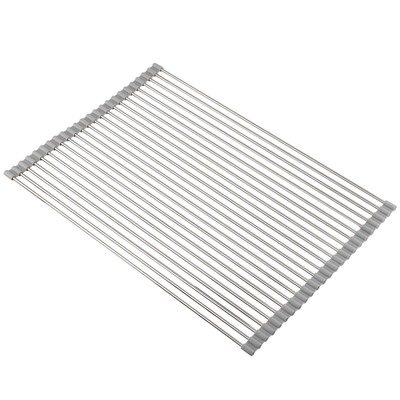 20.8''x14.2'' Roll-Up Dish Drying Rack Large Over The Sink Multipurpose Kitchen...