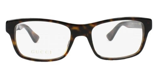 Gucci GG0591OJ 004 Black, Gold Oval Titanium Metal  display picture 1