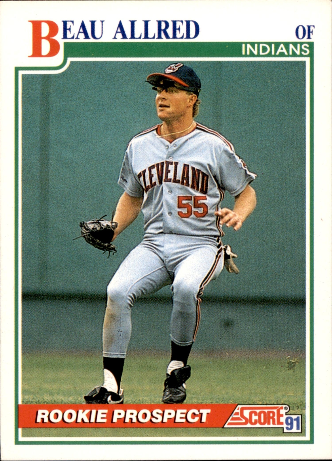 Beau Allred #338 1991 Score