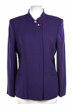 Kasper Women Coats & Jackets Jackets 12 Purple Rayon