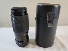 Clean Sears Camera Lens 202.7370300 Macro f 80-200mm w/ Vivitar Filter Case
