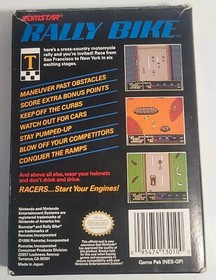 Rally Bike NES CIB, Untested