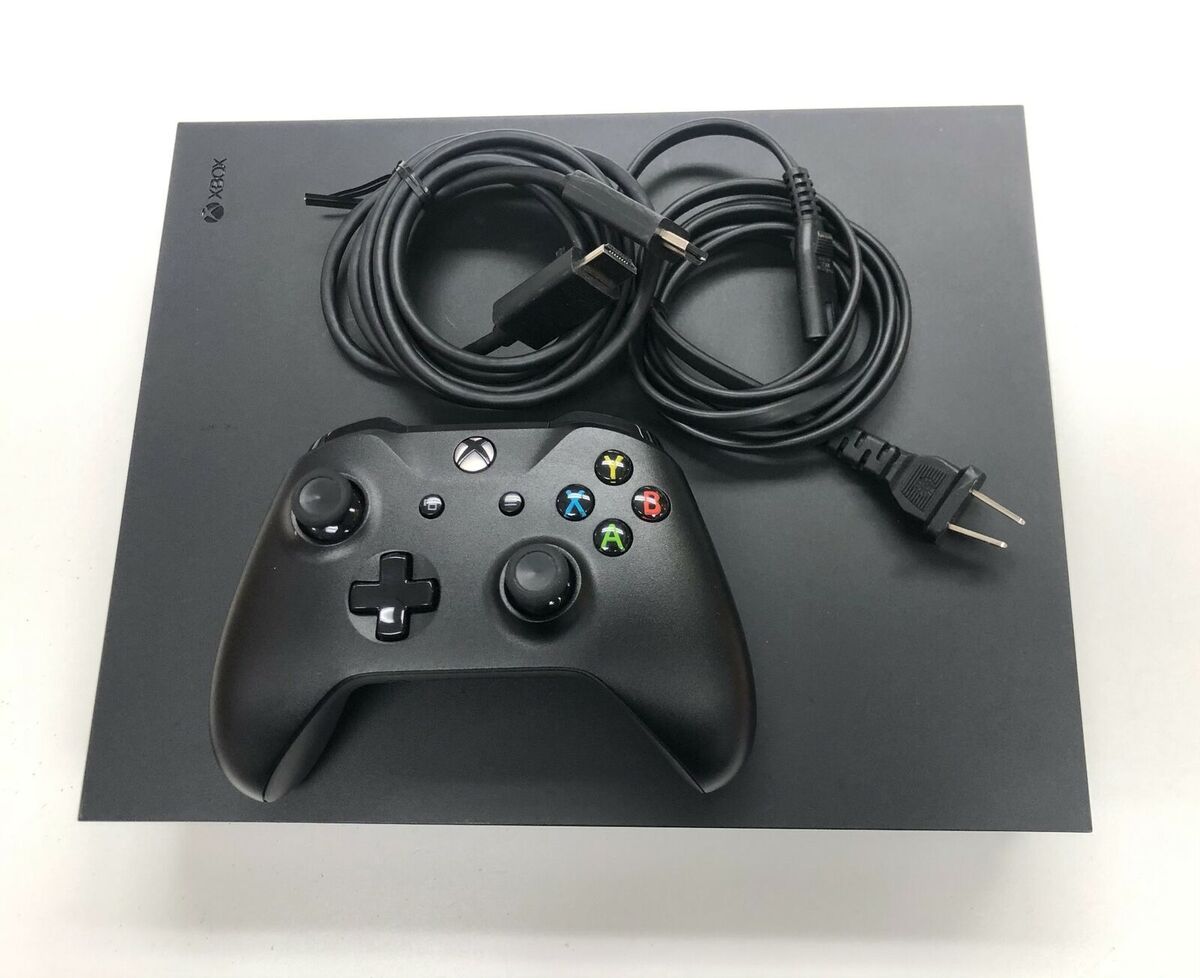 Microsoft Xbox One X 1TB Console Black