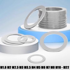 Stainless Steel A2 Ultra Thin Washers Shims Spacer Flat Precision Gasket DIN 988