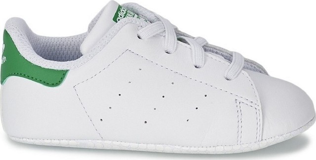 Baby Infants adidas Stan Smith Crib First Walking White Shoes B24101 UK 3  for sale online | eBay