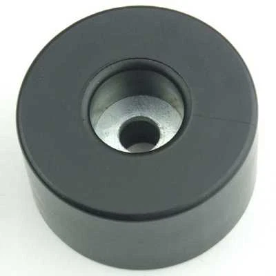 Pies de goma Ø 38 x 20 mm Inserto de acero Adam Hall 4909 Pie de aparato Pies de muebles Pie de goma