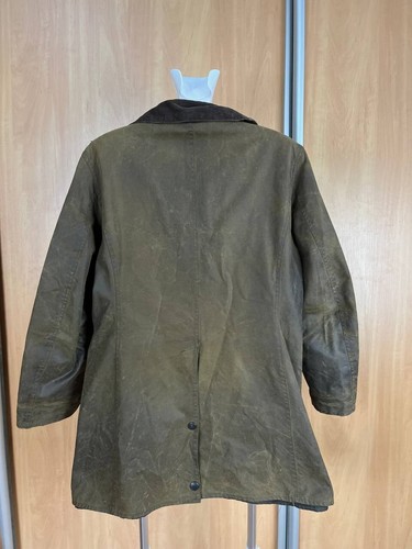 Barbour Newmarket Giacca Cera Donna Marrone UK 16 US 12 Cappotto Outdoor Country - Foto 12 di 20