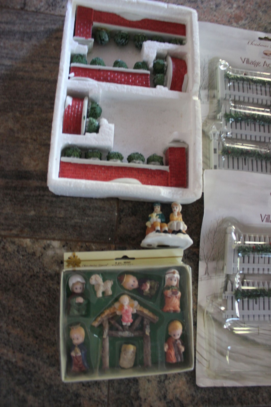 lot of christmas village accessories eBay