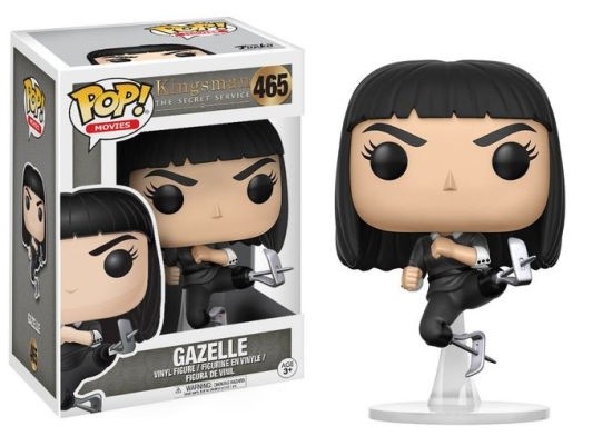 Funko Pop! Kingsman – Gazelle – Figurine Vinyle 9 Cm – Officielle – Collection Kingsman – Boîte Illustrée