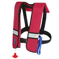 Auto Inflatable Life Jacket Adult Fishing Vest with Reflective Sheet PFD 150N US