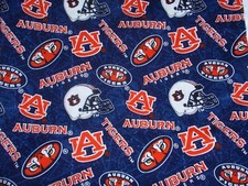 Auburn Tigers Sports team quilting fabric 2 yards