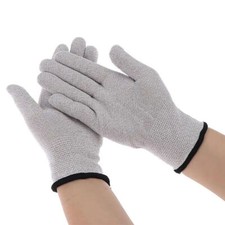 1Pair Conductive Fiber Electrode Glove L Size for Electric Massager Accessories