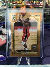 2021-22 Panini NBA Donruss Elite Zion Williamson Orange Primary Colors #7 DieCut