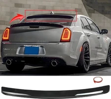 GLOSSY BLACK FOR 2011-23 CHRYSLER 300 300C 300S TOURING REAR WINDOW ROOF SPOILER